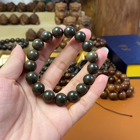 老山檀香阴沉1.2手串