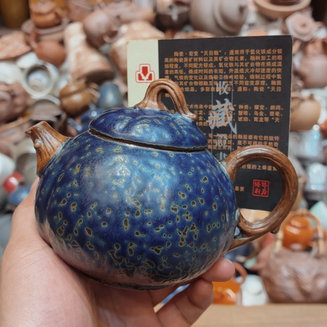 柴烧老岩泥高温茶器皿
