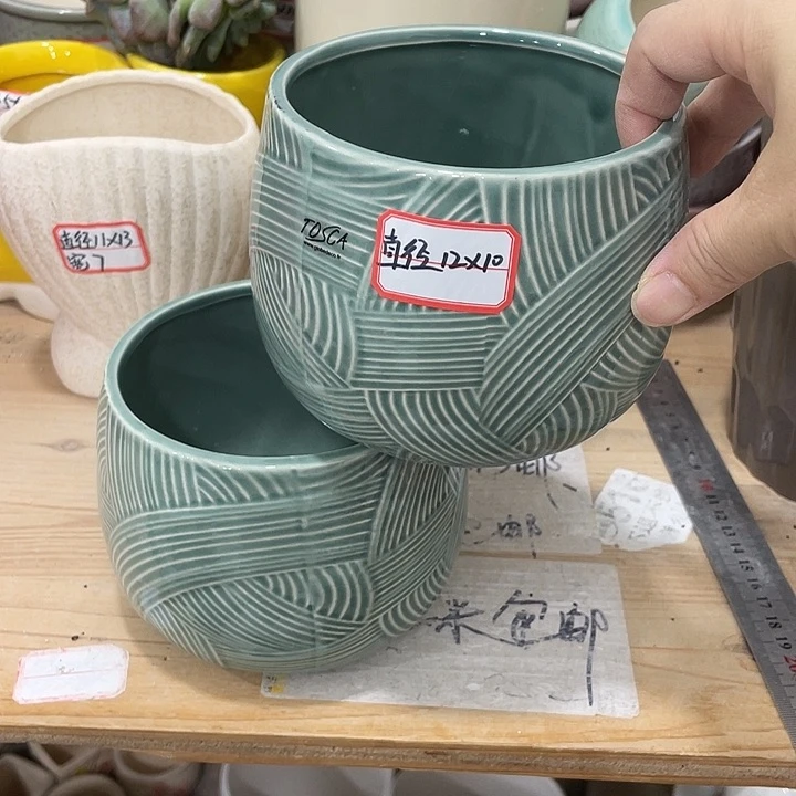 陶瓷花盆凑12米包邮