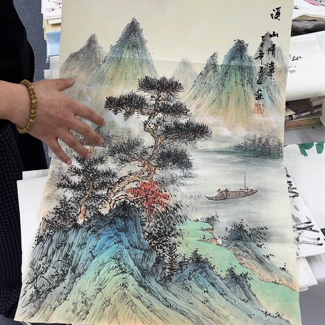 国画纯手绘作品欣赏