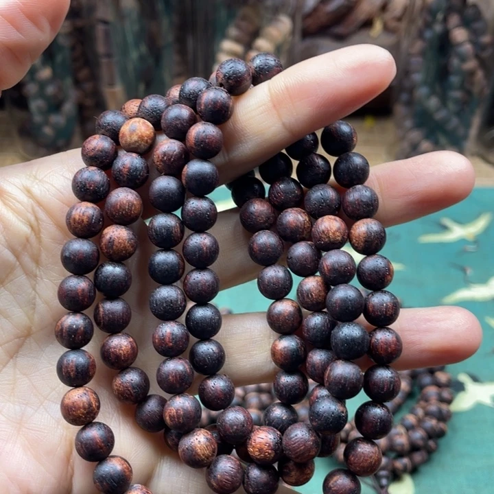 降真香手串/手链L****?海南大叶0.8多圈沉水