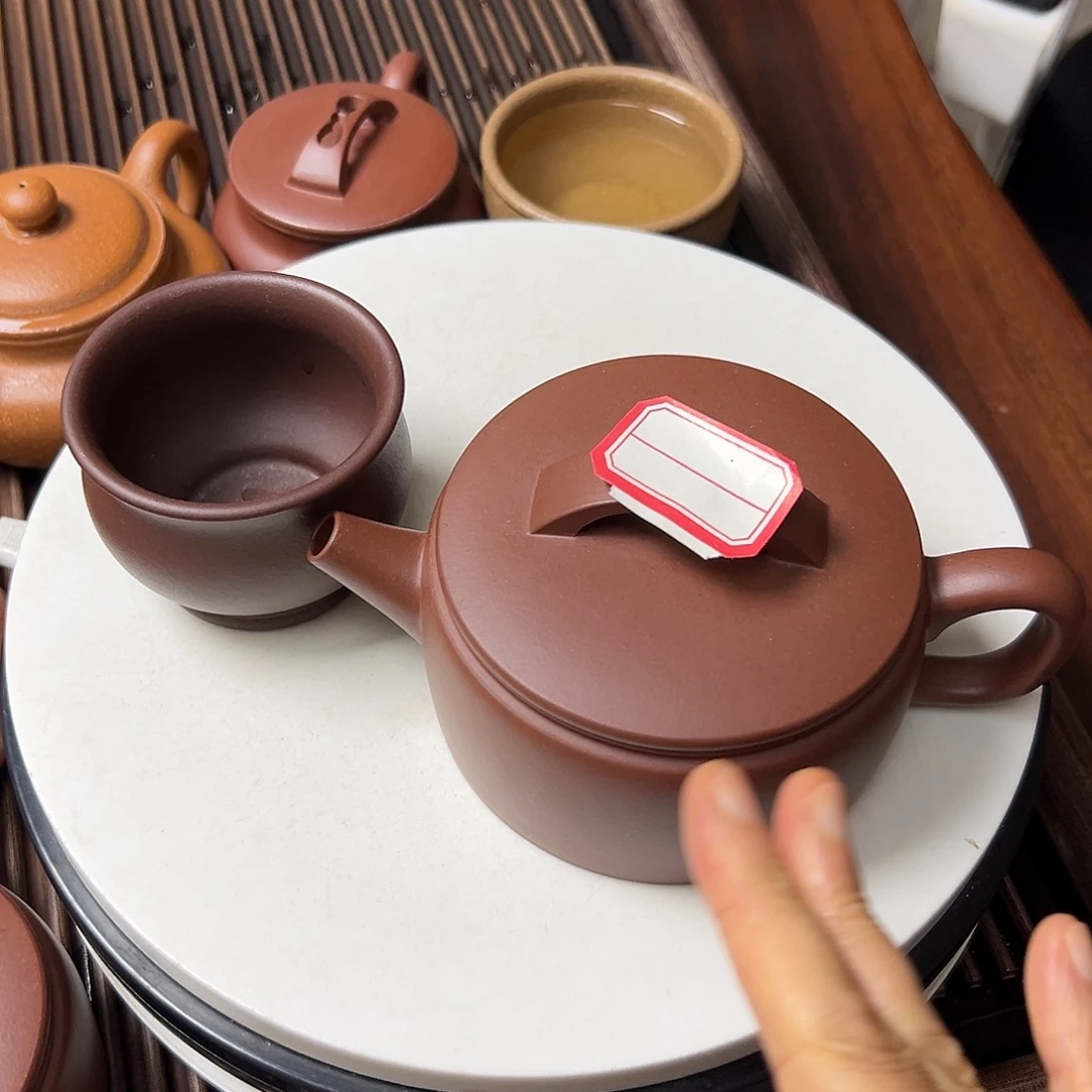茶壶底槽青紫砂壶等传统
