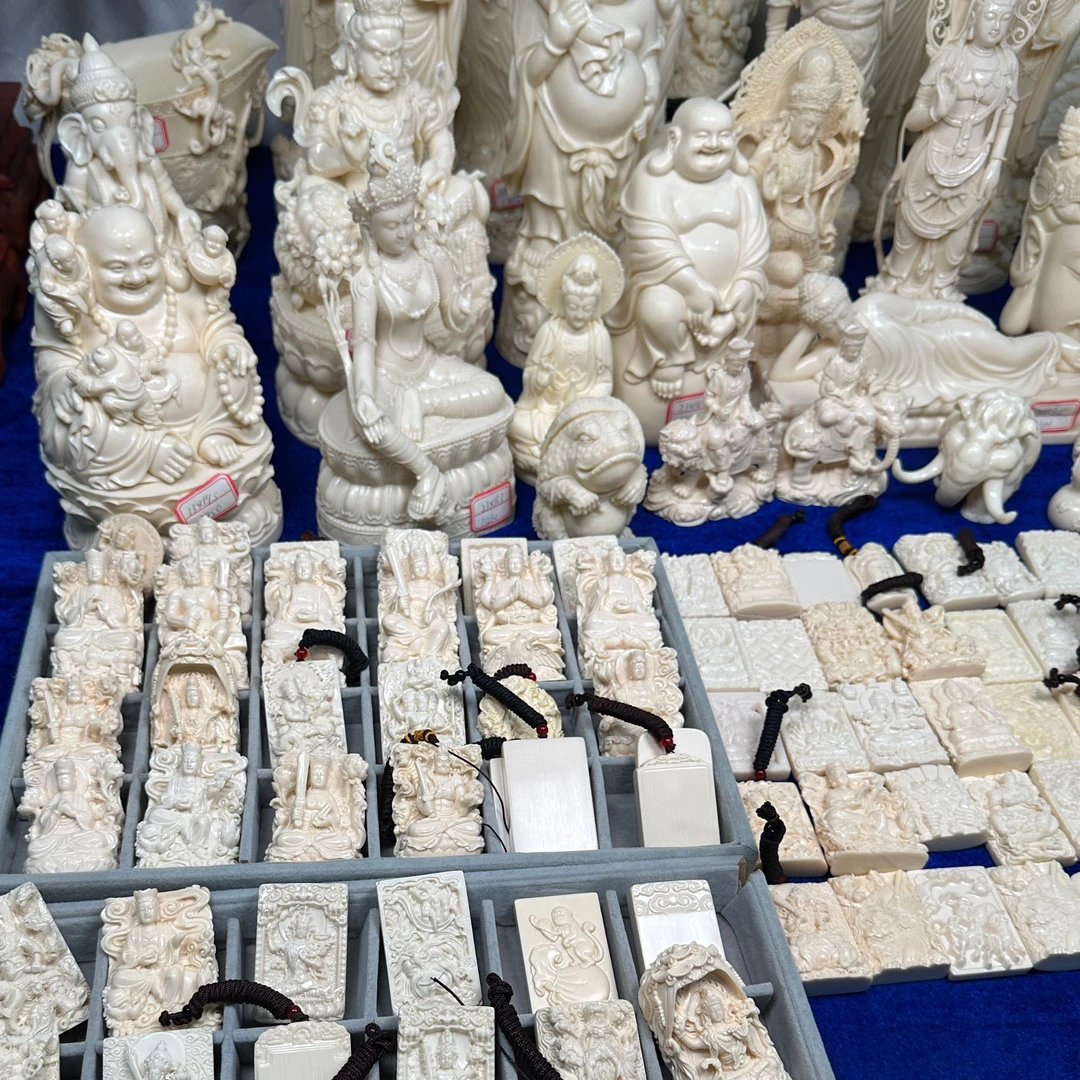 小悠米牌猛犸手工工艺桌面摆件