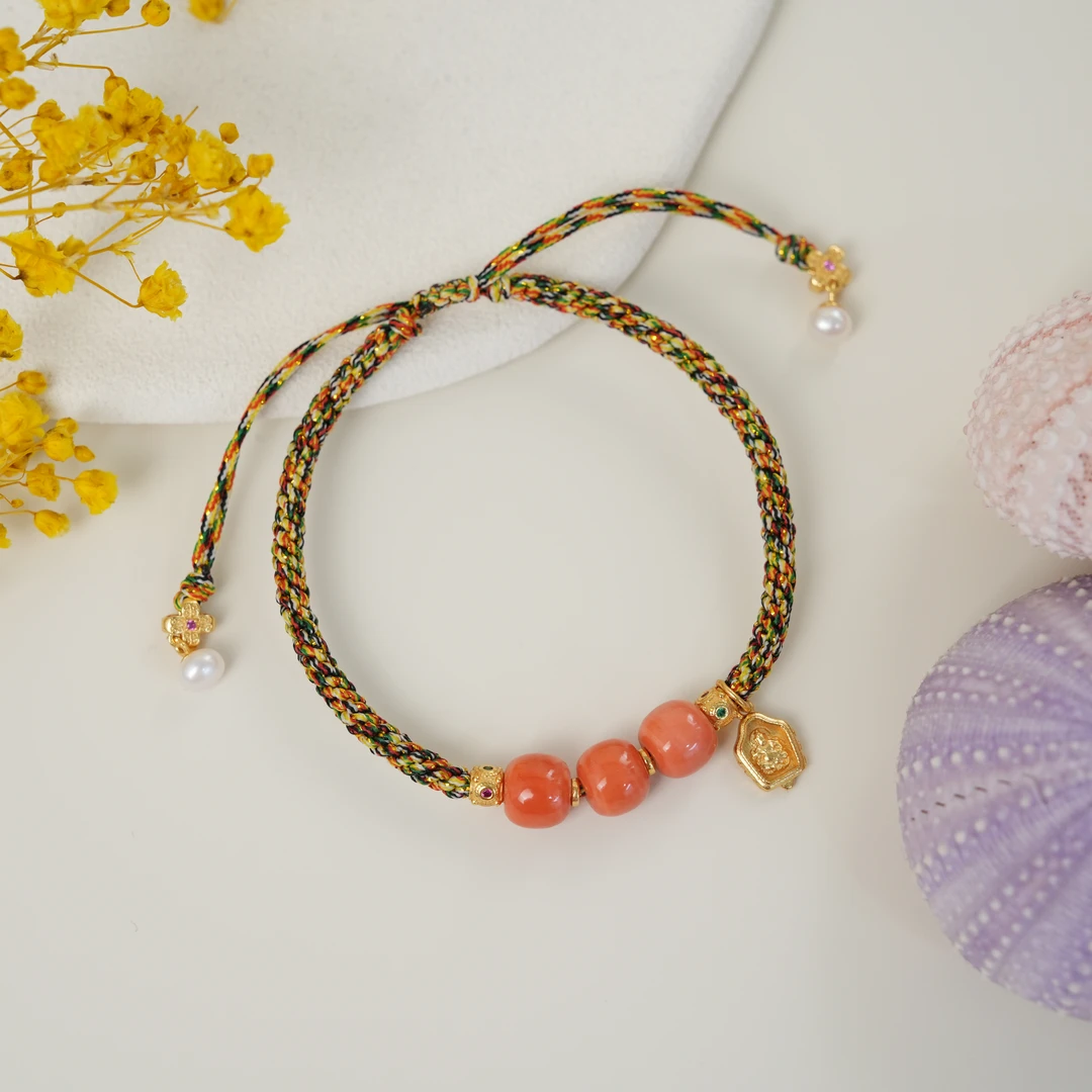 【央博玉专属】珊瑚手串-G8084ZZ-多样性发一