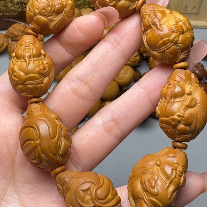 橄榄核手串/手链八大财神