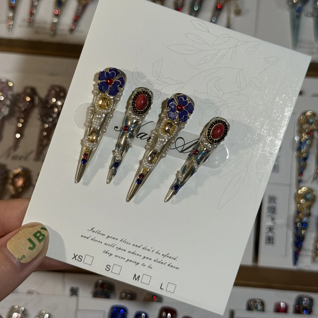 云端 嬛嬛护甲贵妃甲高级中式国风穿戴甲