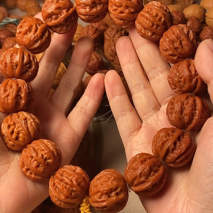 添***乐手串文玩核桃京八棱
