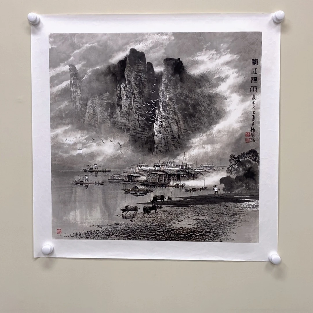 国画莫桂明四尺斗方精品佳作