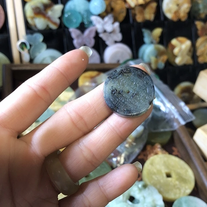 岫玉未镶嵌岫玉挂件