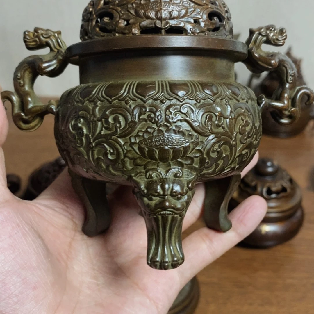 铜盛世铜炉铜器香炉工艺品