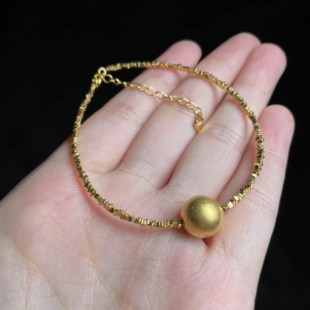 925银手链 L【玉氏珠宝】925银碎银手链 CAN1790485