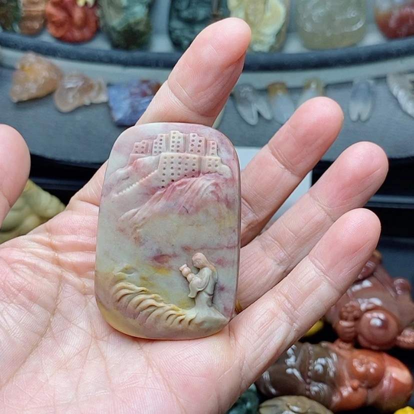 【闪购商品】定制石英质玉吊坠未镶嵌