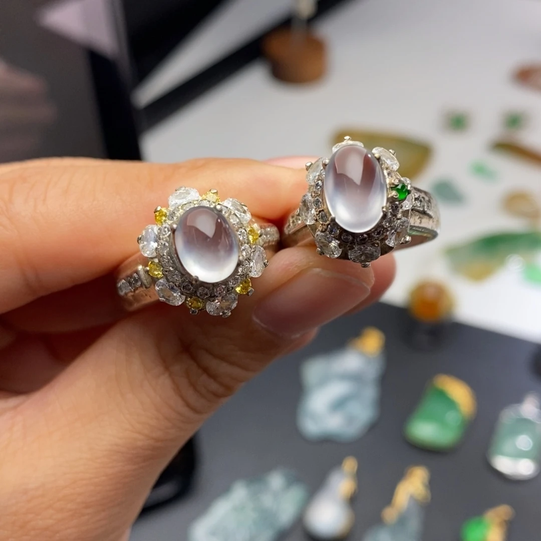 定制翡翠未镶嵌玻璃种