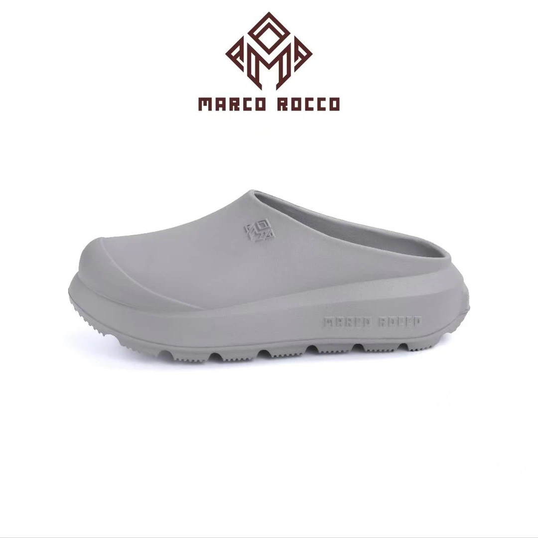 Marco Rocco泰国进口方头厚底拖鞋女4cm增高EVA防水防滑MR8017
