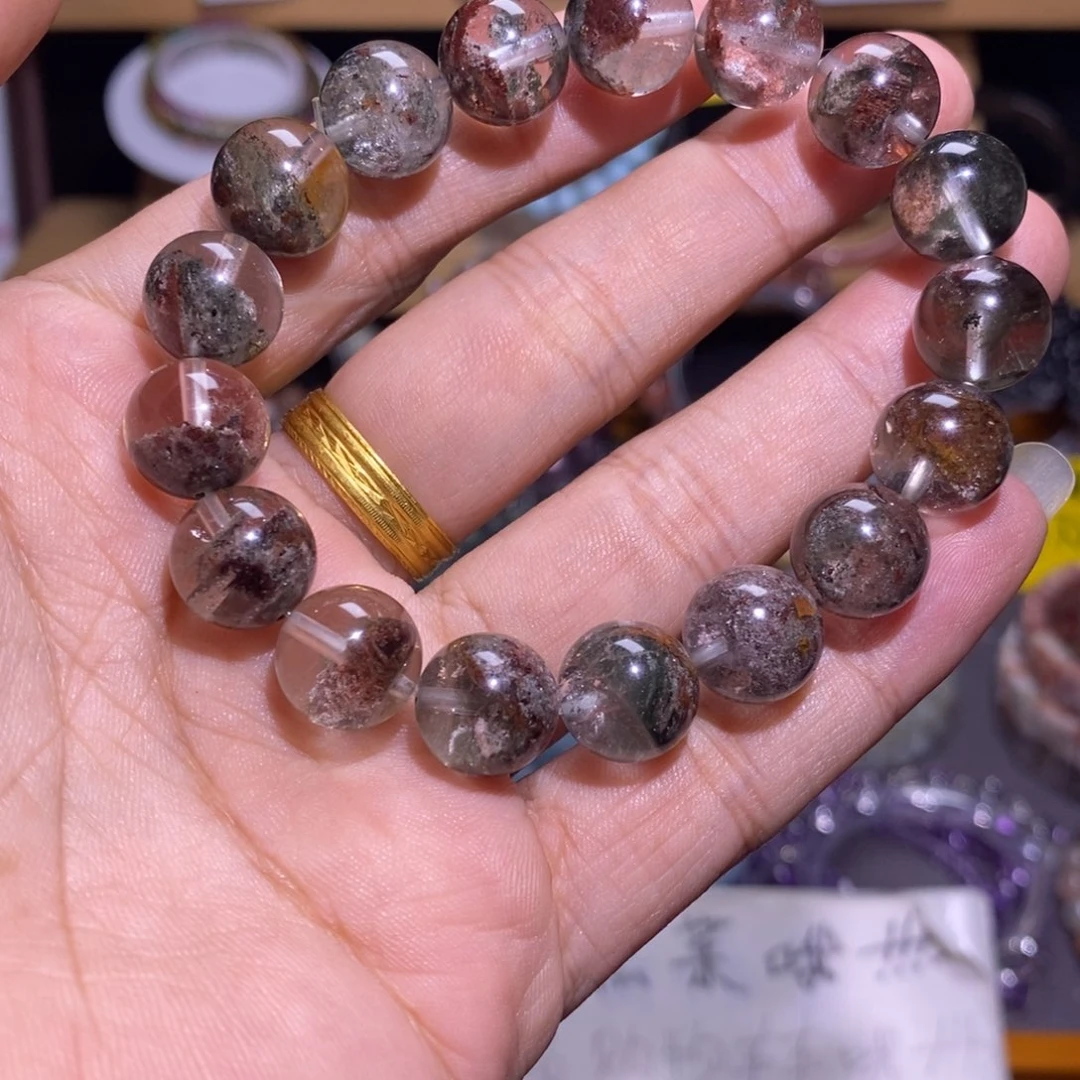 水晶未镶嵌手串46 红绿幽灵 12