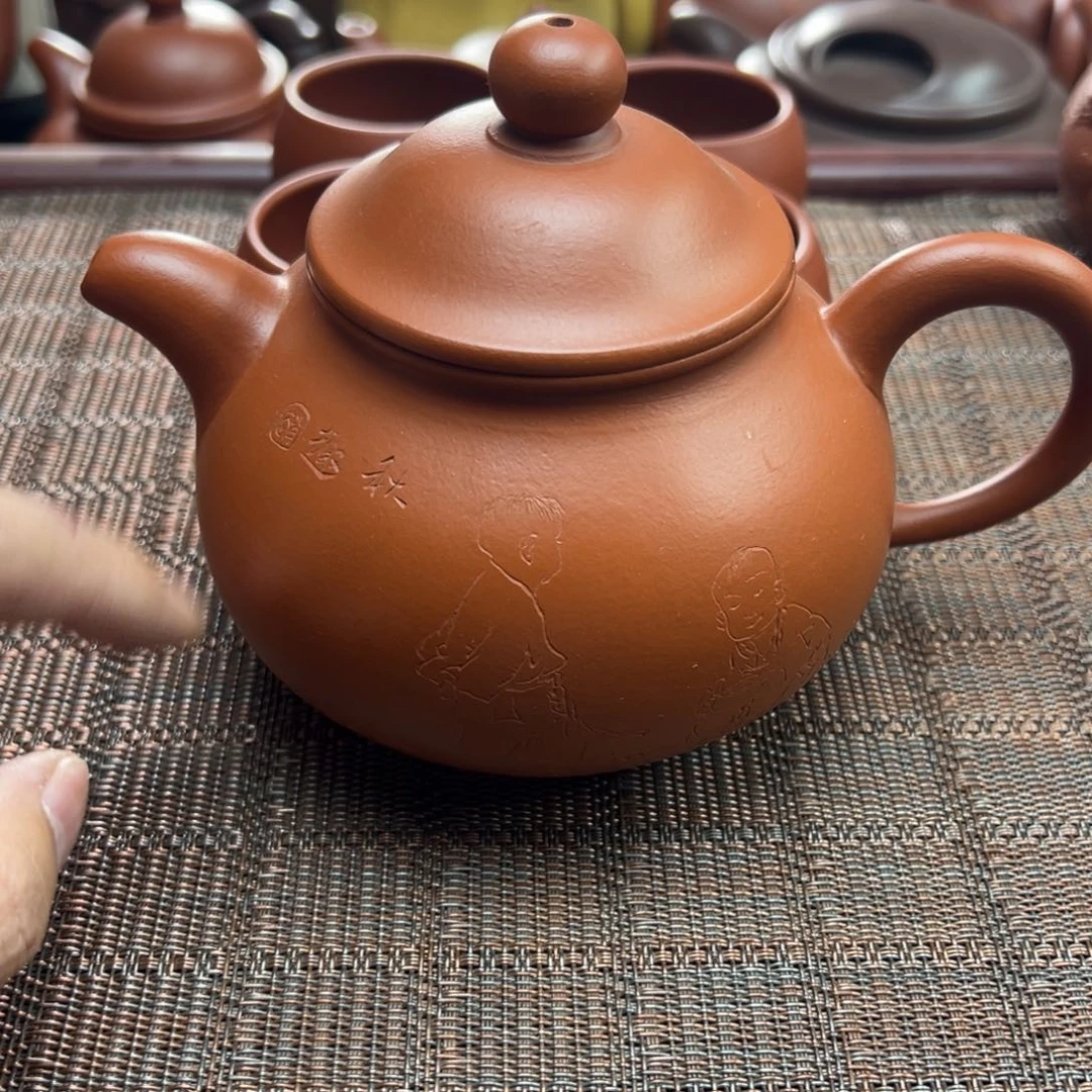 茶壶紫砂宜兴原矿紫砂壶3毫升容量