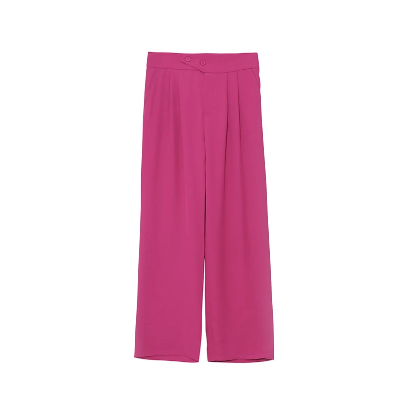 【特价FU利】胖mm韩版休闲西裤200斤气质长裤阔腿裤_mj125