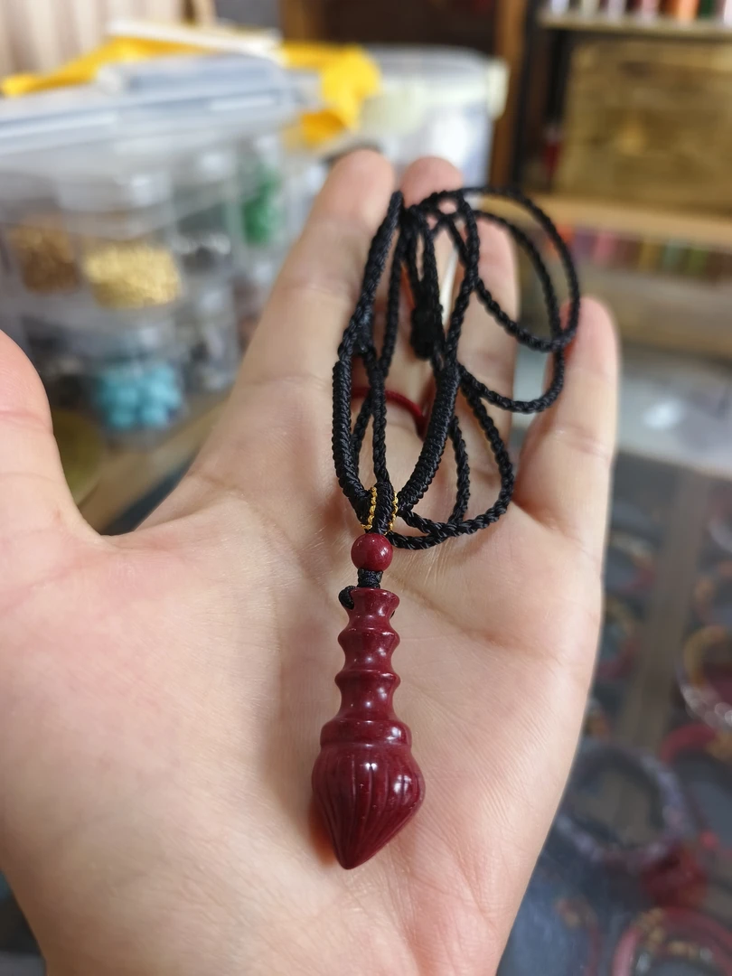 本命年文创饰品男女款文昌笔助学业文创项链绳首饰朱砂金榜题名