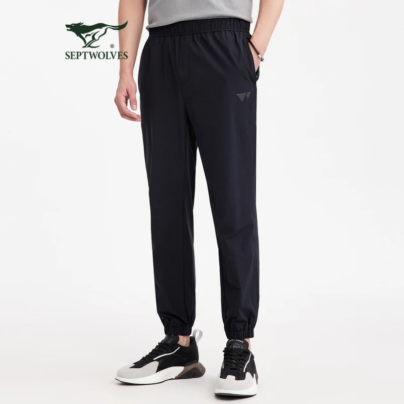 【速干】七匹狼男士束脚裤薄款户外运动裤休闲裤吸湿跑步男裤2581