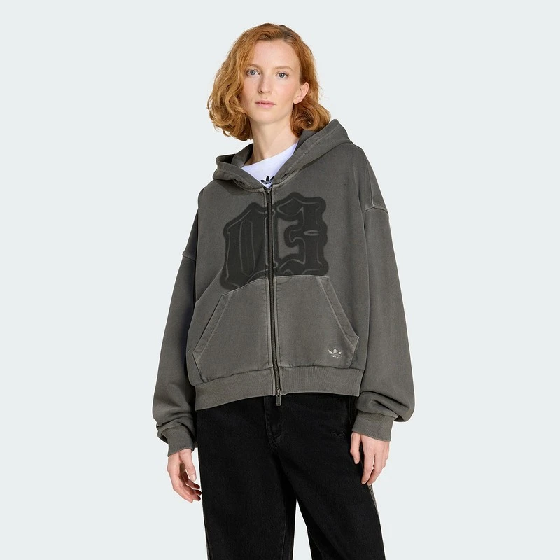 阿迪达斯 （adidas）GFX HOODIE 运动连帽夹克外套女子KE3302