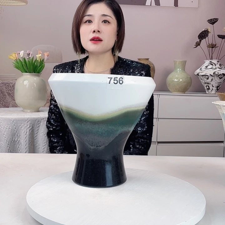 摆件有孔756 景德镇陶瓷艺术精品