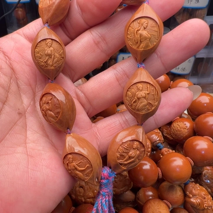 手串/手链橄榄核1.8铁核美女风景