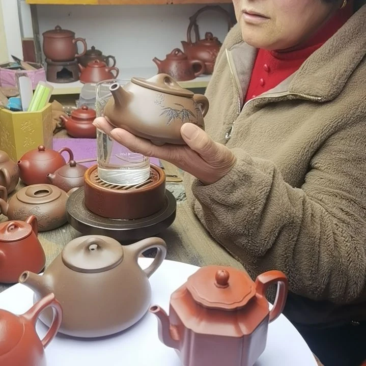 紫砂茶壶邓*宜兴紫砂壶石瓢壶