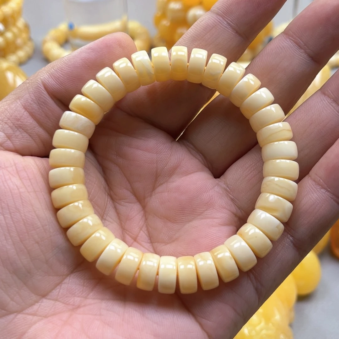 琥珀手链未镶嵌陕****团手串