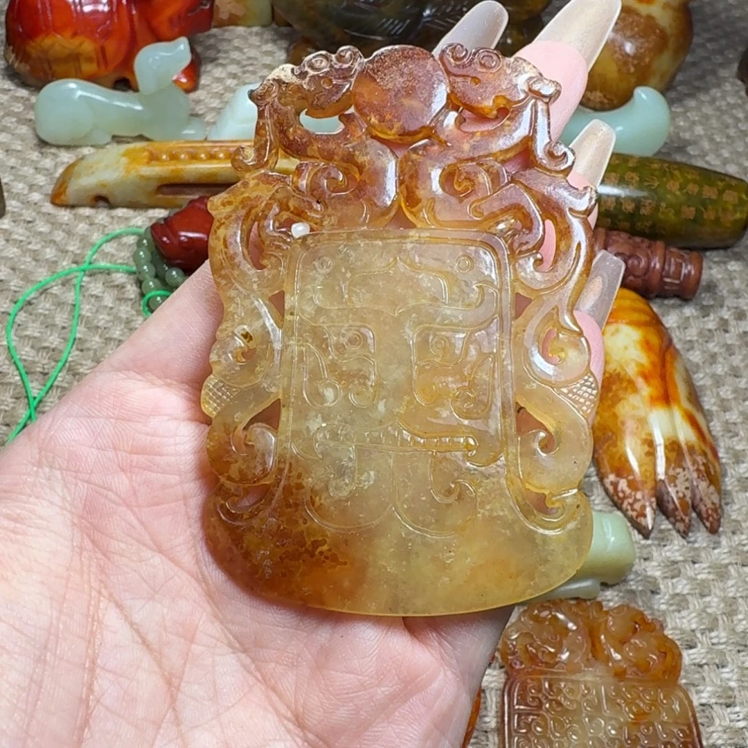吊坠白玉菩提挂件