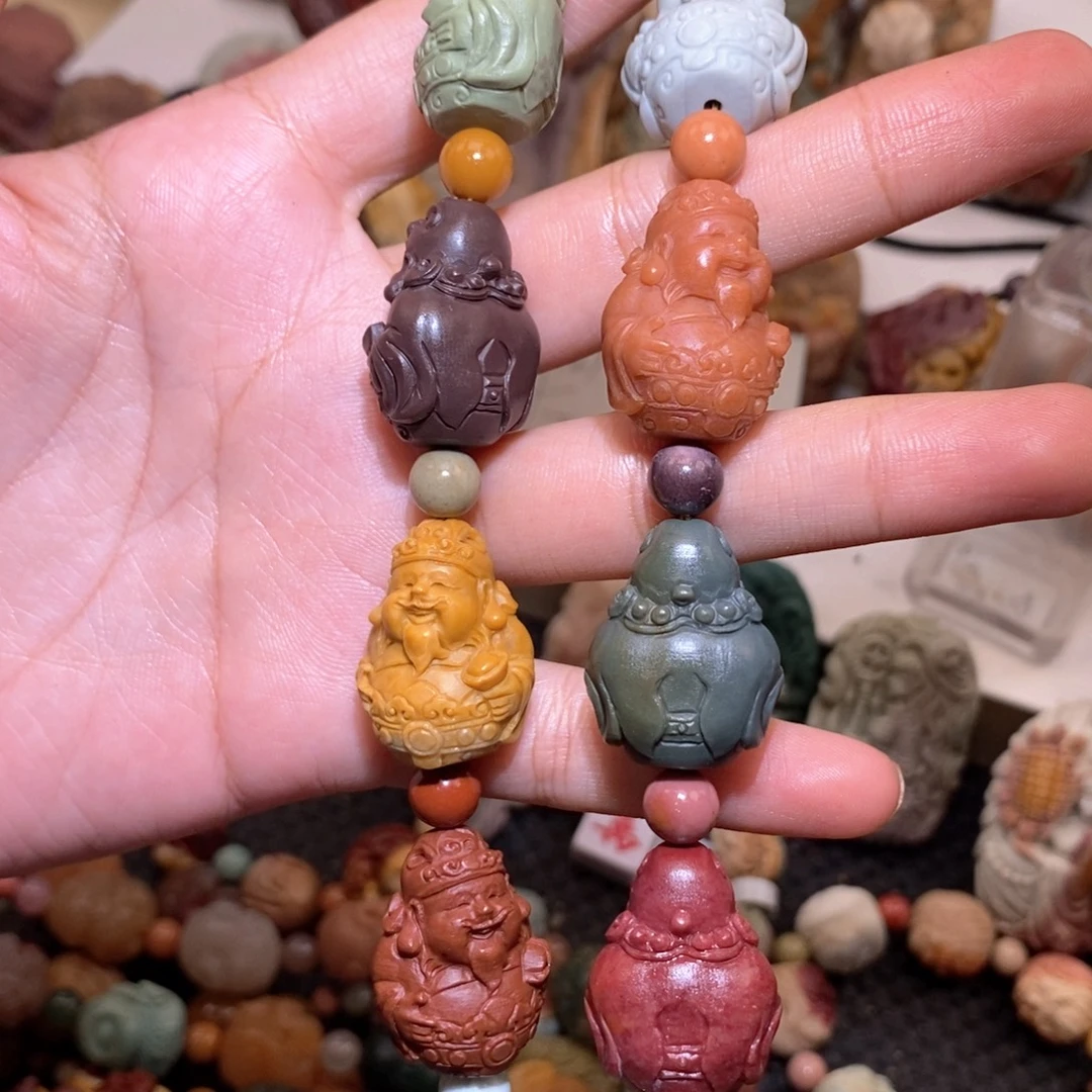 未镶嵌手链石英质玉（阿拉善玉）