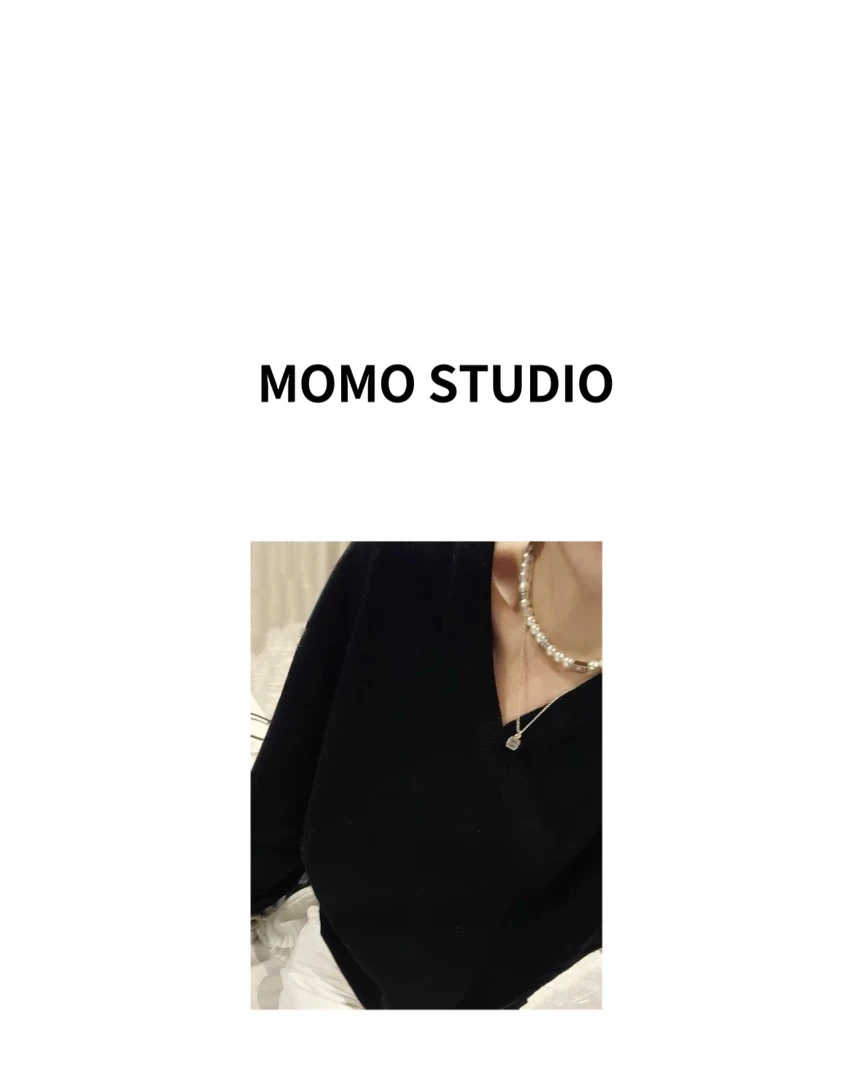 【MOMO STUDIO】羊毛净版极简毛衣