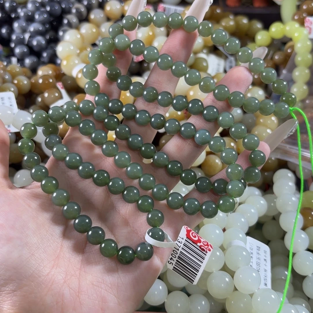 和田玉未镶嵌手链316