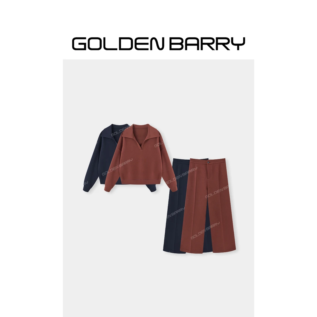 GOLDENBARRY|241269/573003“轻生活”羊毛上衣/长裤/套装