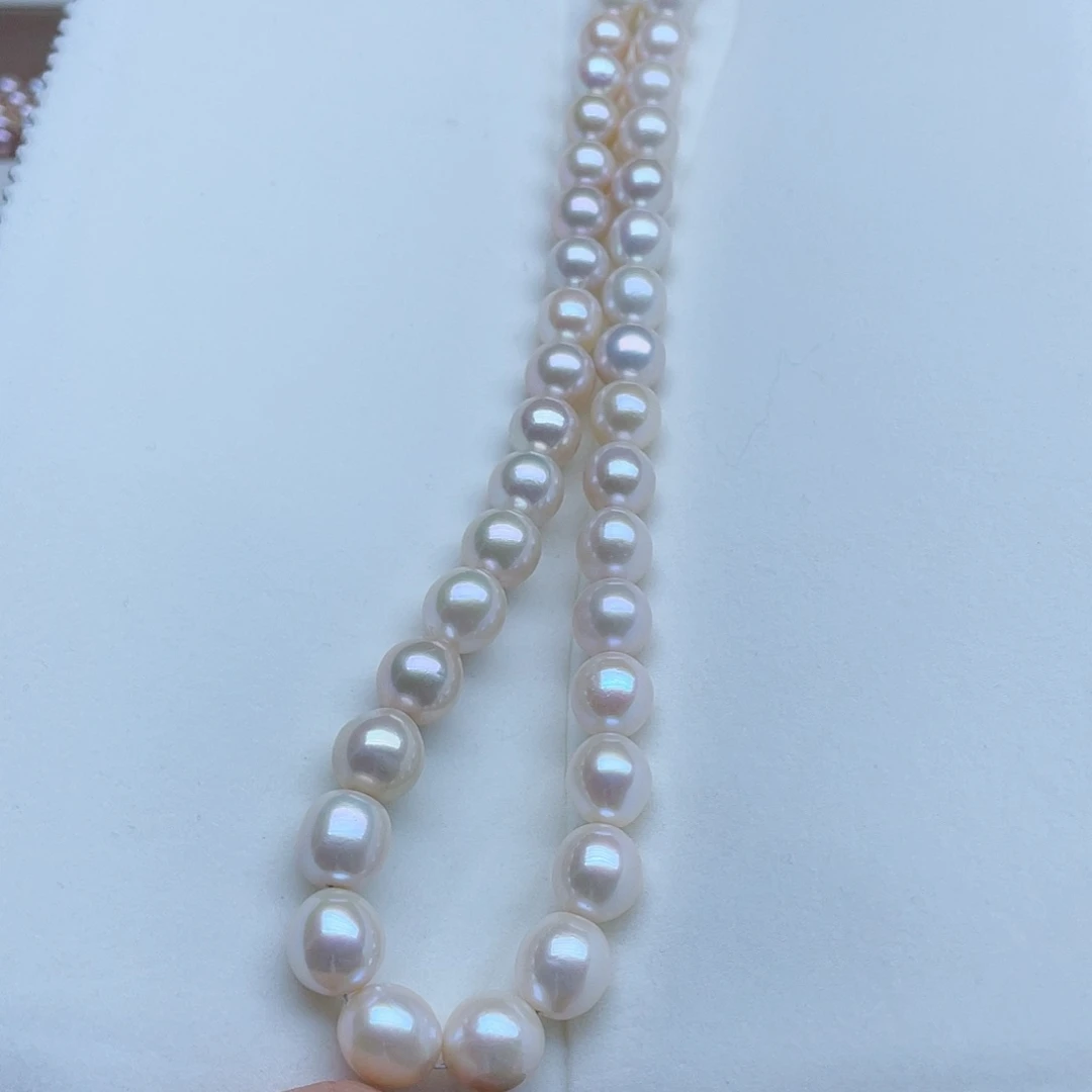 淡水珍珠颈饰银S925镶嵌如*