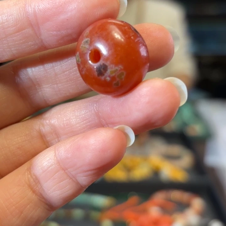 南红玛瑙未镶嵌颈饰南红