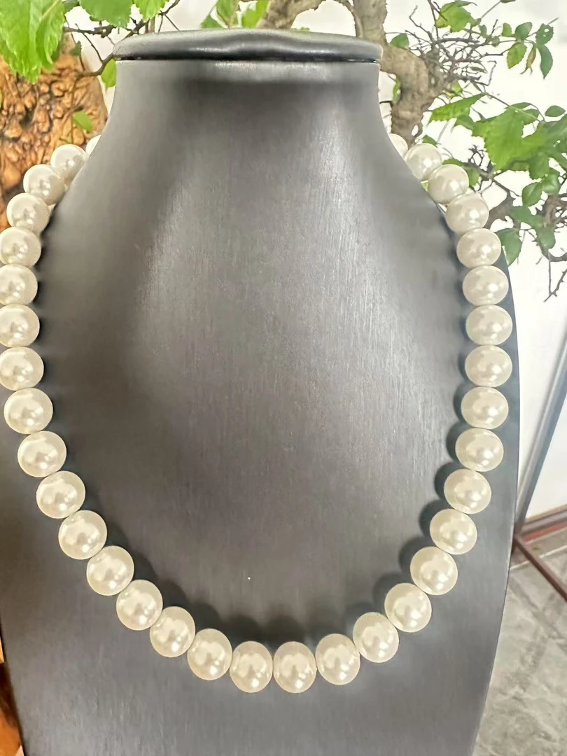Z36精美时尚美人珠链（约10mm项链~白），多样性发货