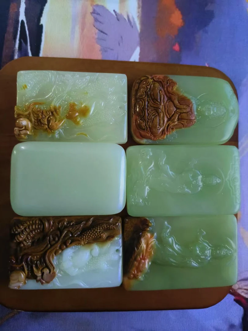 非金属大理石吊坠 昆仑山脉方解石12生肖吊坠