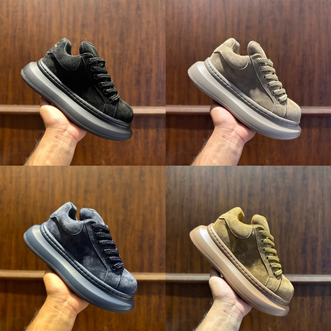 【老爹鞋】男士2025冬季新款时尚真皮低帮厚底百搭简约休闲鞋