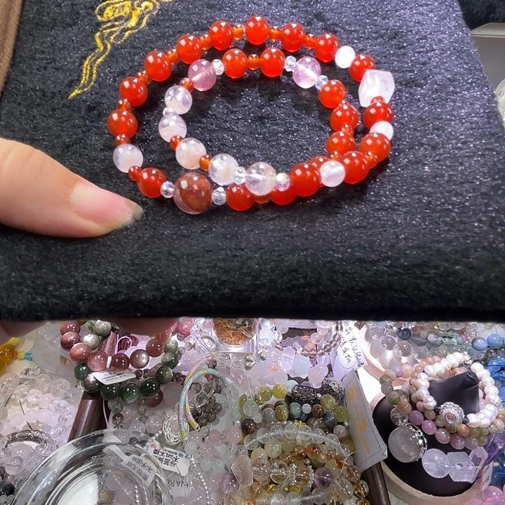 石英石纯铜洛兮手串