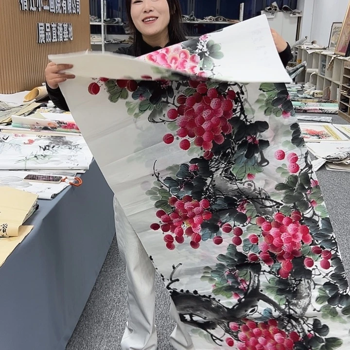 国画纯手绘字画教程分享