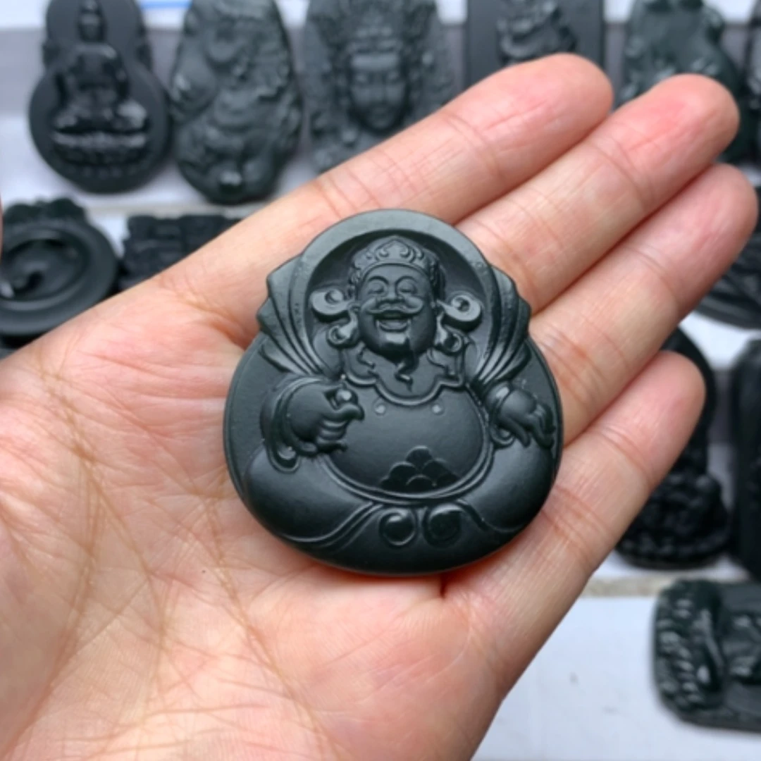 【闪购商品】颈饰未镶嵌和田玉双面雕刻