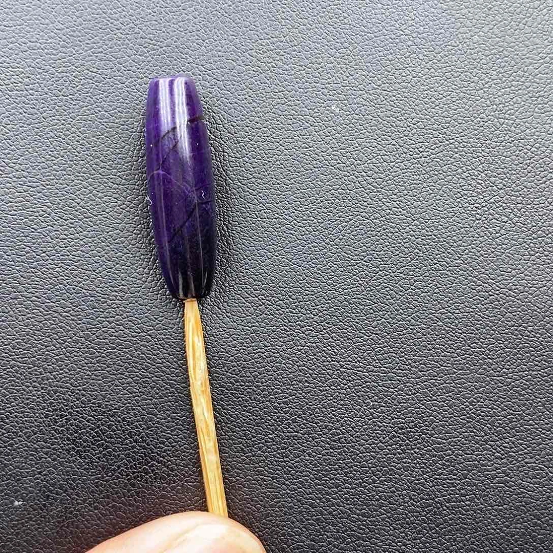 苏纪石（舒俱来）未镶嵌舒俱来老油紫天珠