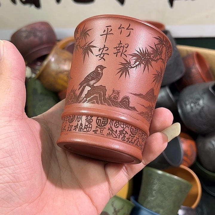 茶杯紫砂全手工紫砂主人杯