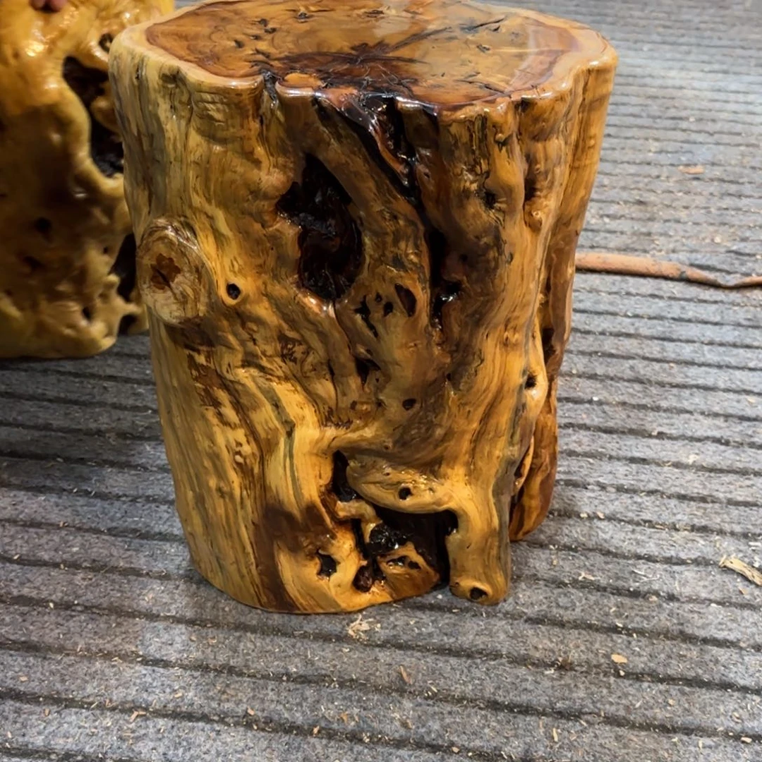 熹***具龙纹鸡心枣木手工艺品