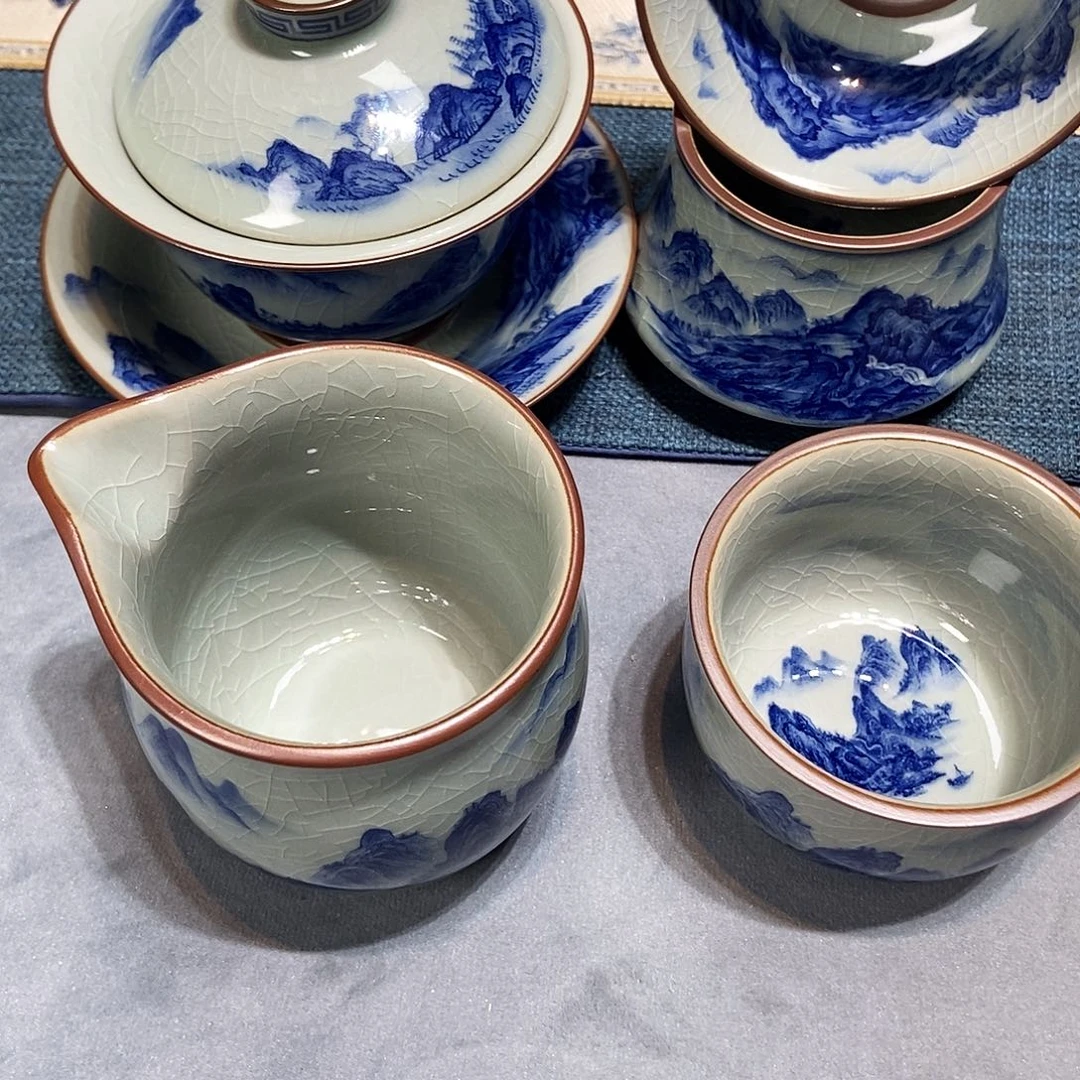 陶简装家用陶瓷茶具