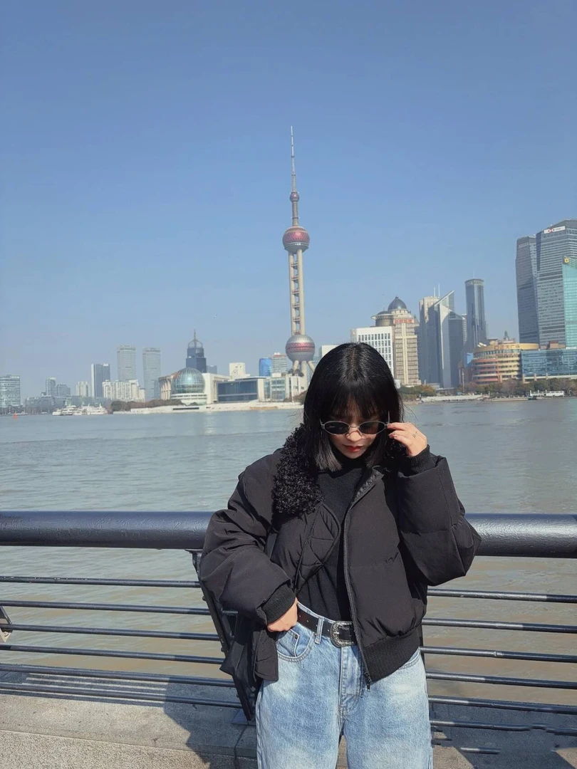 休闲长袖纯色翻领棉服外套女款新款美式棉服面包服日常百搭小个子