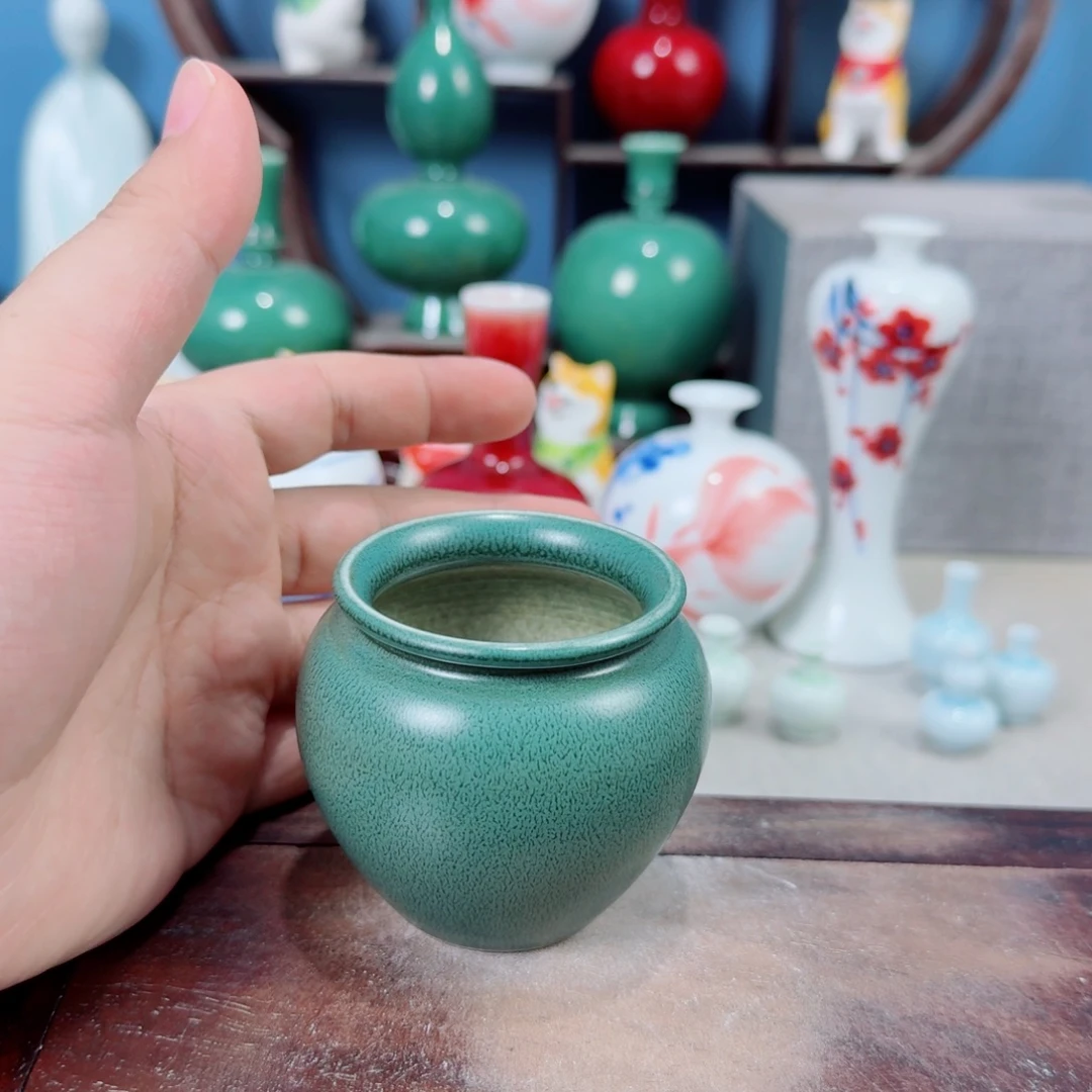 陶瓷手工小花器摆件