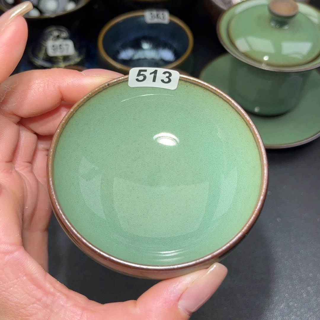 茶盏513建盏单盏放大漏…………