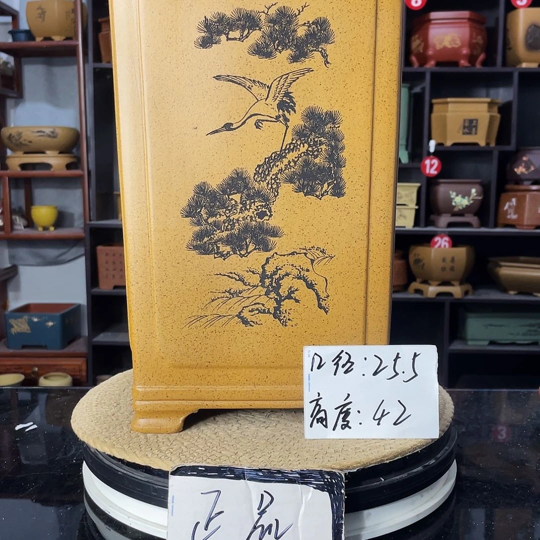 D-盆尚好紫砂花盆