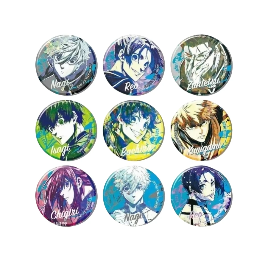 蓝锁 EPISODE凪 剧场版水彩闪吧唧徽章盲抽 随机一发 默认代拆